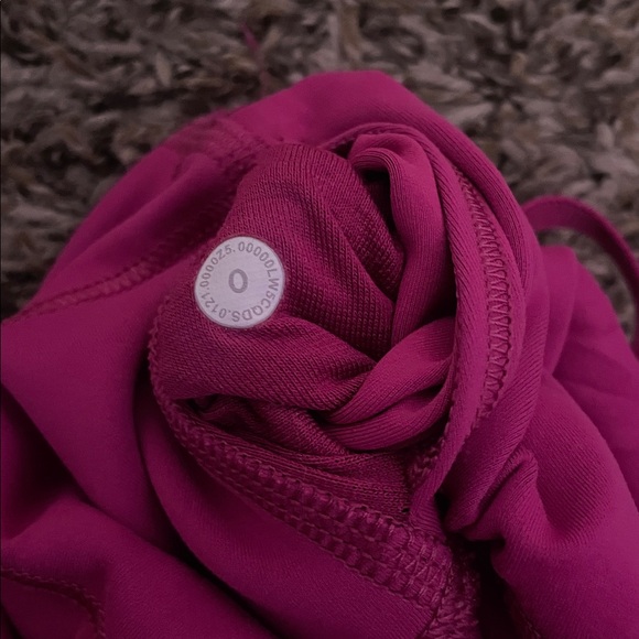 Lululemon Leggings size 0 Ripened Raspberry (Wunder) - Picture 3 of 5